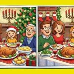 IQ-test: vind 3 verschillen in een foto van een familiediner in 16 seconden IQ-test: vind 3 verschillen in een foto van een familiediner